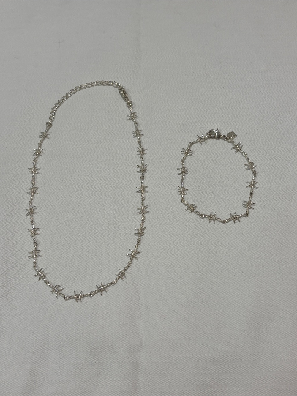 The M Jewelers Barbwire Choker and Bracelet Set x Danielle Guizio